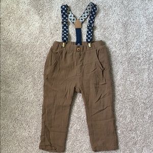 ZARA Trousers with Suspenders ⭐️